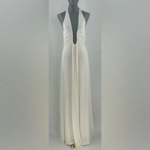 chinese dress ladies Jennifer Cupro Maxi Dress - White main image 1